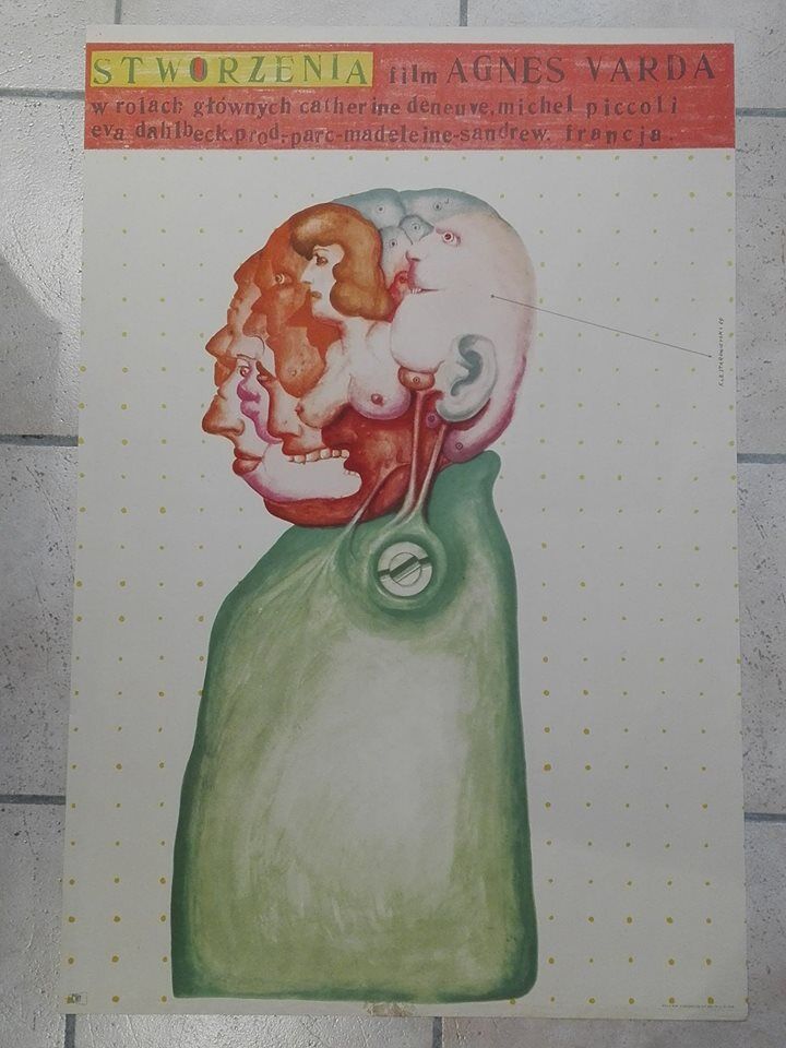 Polish poster the creatures Agnès Varda