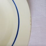 Set of 6 vintage soup plates from Grimaud Strasbourg, Poitiers model, porcelain