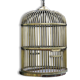 18th century brass Parrot cage