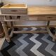 Solid walnut desk
