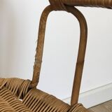 Children's armchair from the 60s, wicker