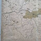 Gravure carte des élections de Tours et ses environs par le seigneur Jaillot, 1711