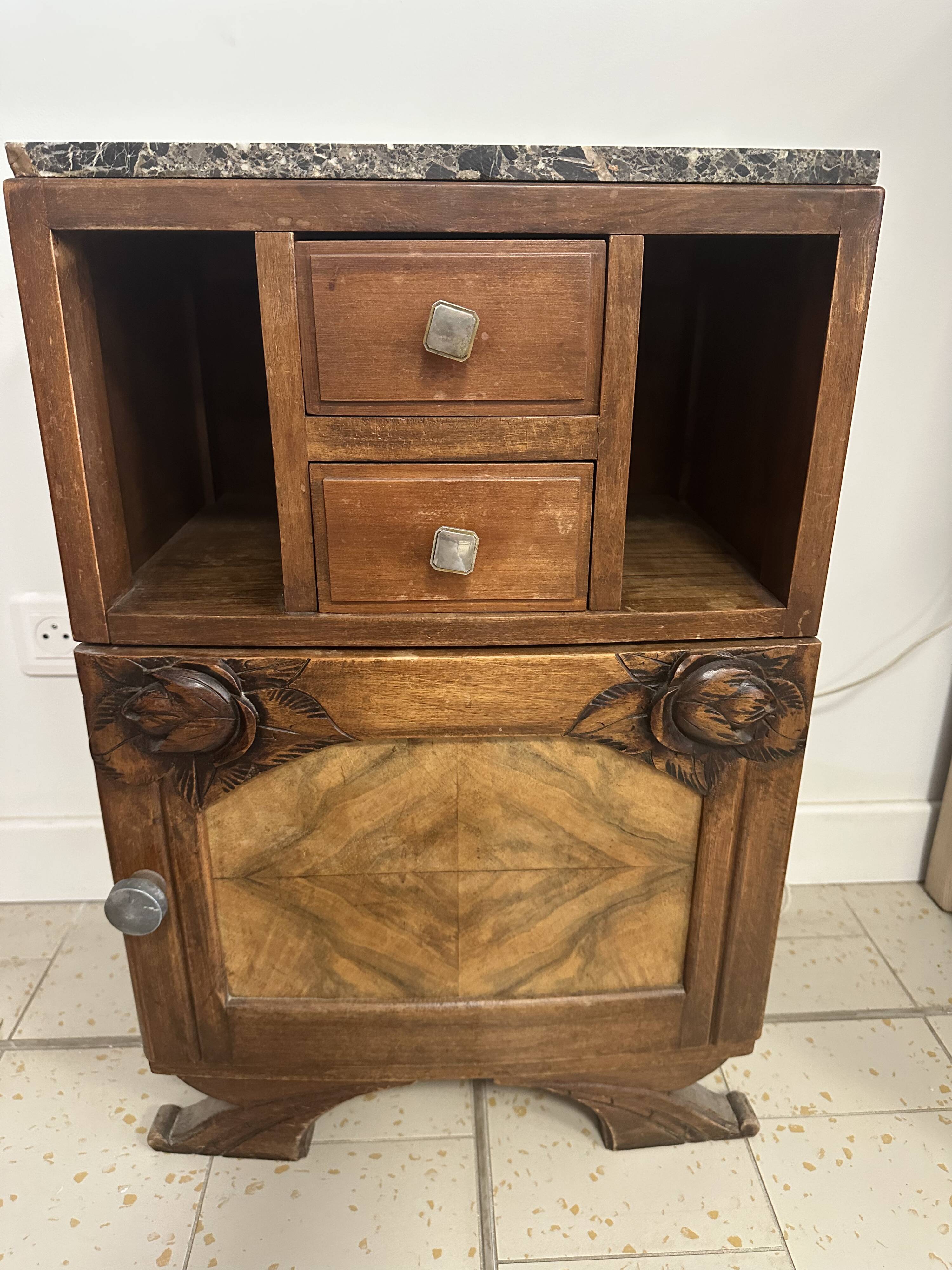 Art Deco bedside table