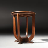 Art Deco side table in oak wood, 1930's