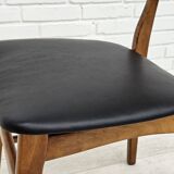 1960s, Danish design by Ib Kofod Larsen, set of 3 dining chairs model 62.