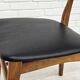 1960s, Danish design by Ib Kofod Larsen, set of 3 dining chairs model 62.