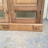 Former Bank of France 2 oak cabinet