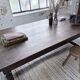 Solid oak table 1900 drapery style XL 280cm with extensions