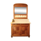 Vintage vanity toilet furniture with marble top.