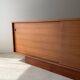 Danish mid-century teak sideboard with sliding doors