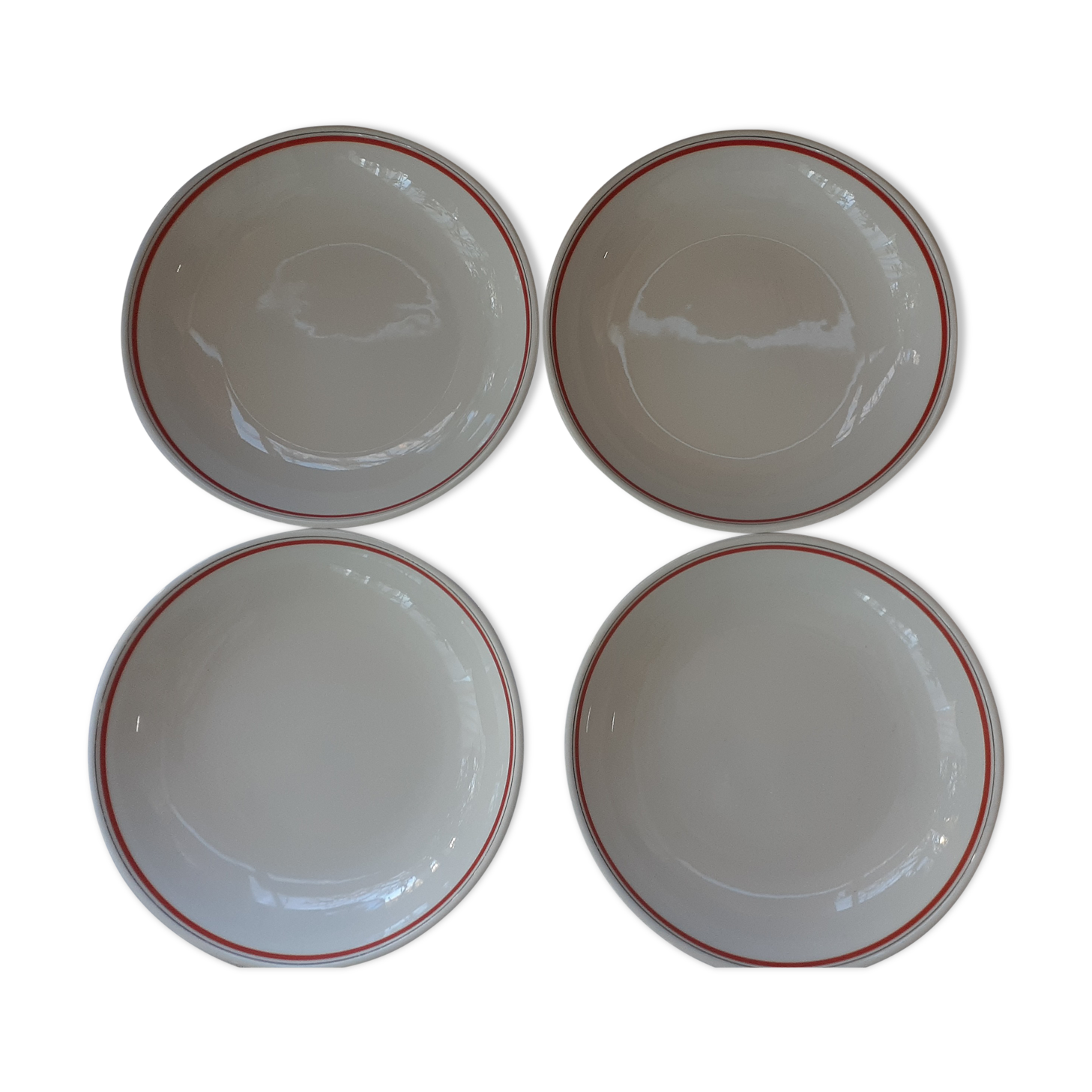 Vintage plate porcelain of auteuil