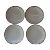 Assiette vintage porcelaine d'auteuil