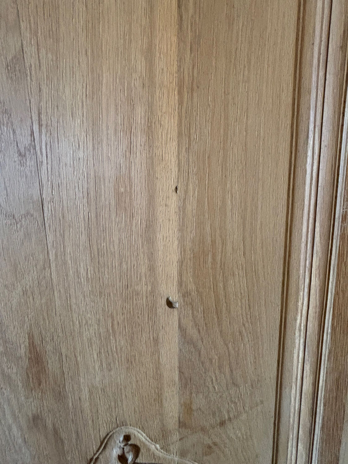 Double doors in solid oak