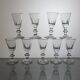 9 verres digestif en cristal Forme Baccarat Caton