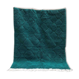 Carpet beni ouarain vert the barters. 220x177cm