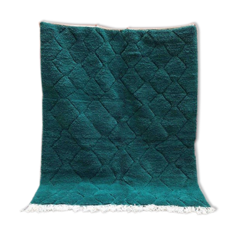 Tapis beni ouarain vert les trocanteuses 220x177cm