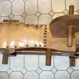 Old wooden rocking horse