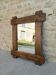 Rustic neo-rustic mirror, handcrafted, solid wood, 54 by 64 cm