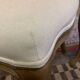 Paire de tabouret beige style Louis XVI