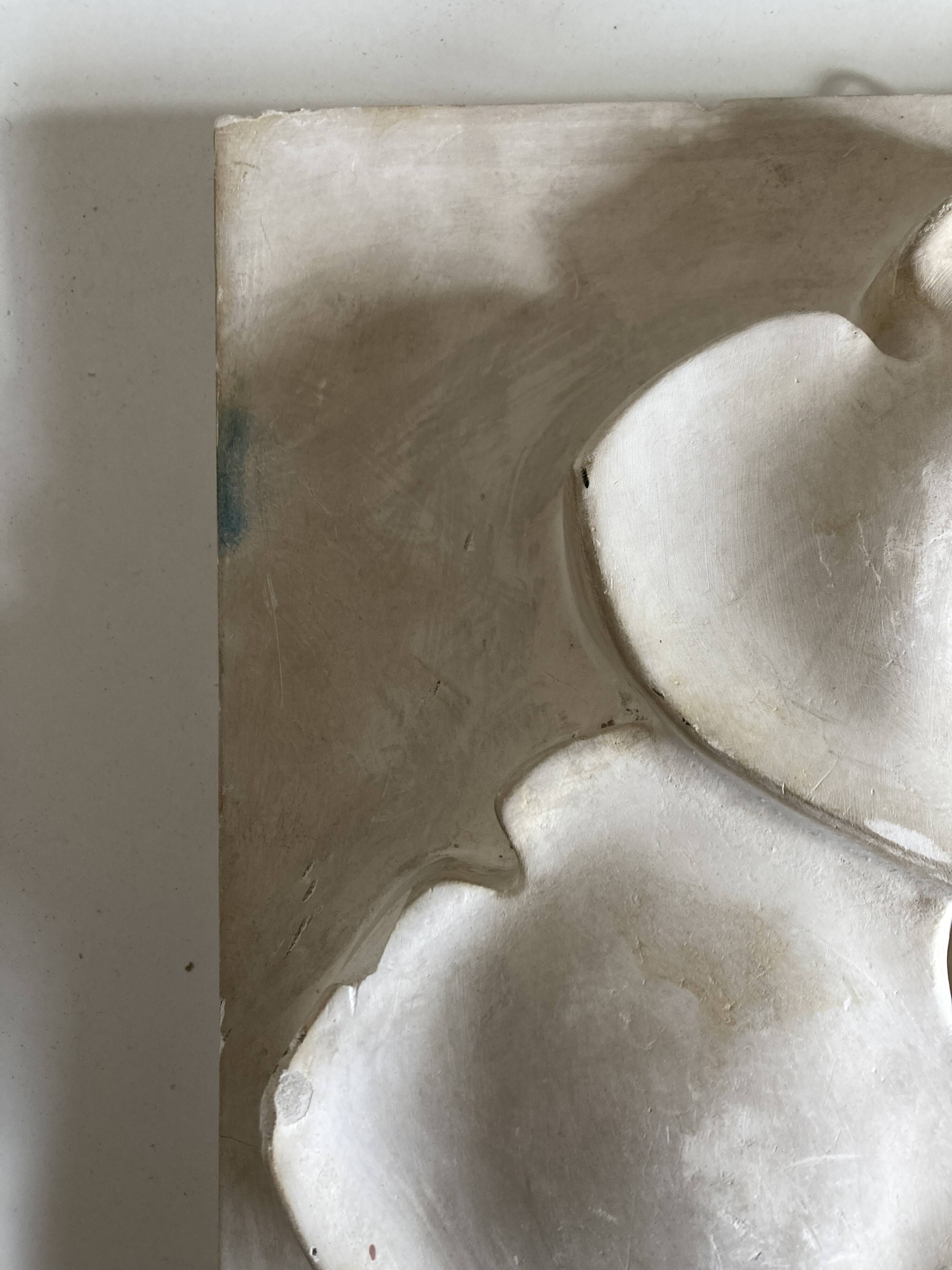 Gothic Trefoil High Relief Wall Plaster Work Proof 1980
