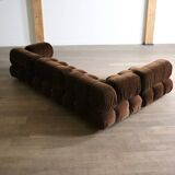 Camaleonda Sofa In Brown Corduroy By Mario Bellini For C&B Italia 1969