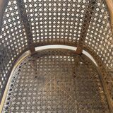 Pair of canned armchairs from the 50s and 60s