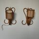 Paire d'applique torchères Louis Sognot