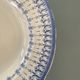 Service of 8 hollow plates Flora Rocaille Creil and Montereau