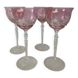Verres en cristal taillé