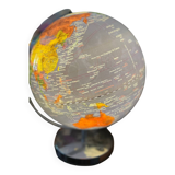 Luminous world map