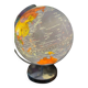 Illuminated world map