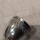 Silver egg cup Minerva 950 rocaille style engraved TL? Silversmith Gruyer