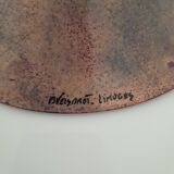 Decorative plate signed