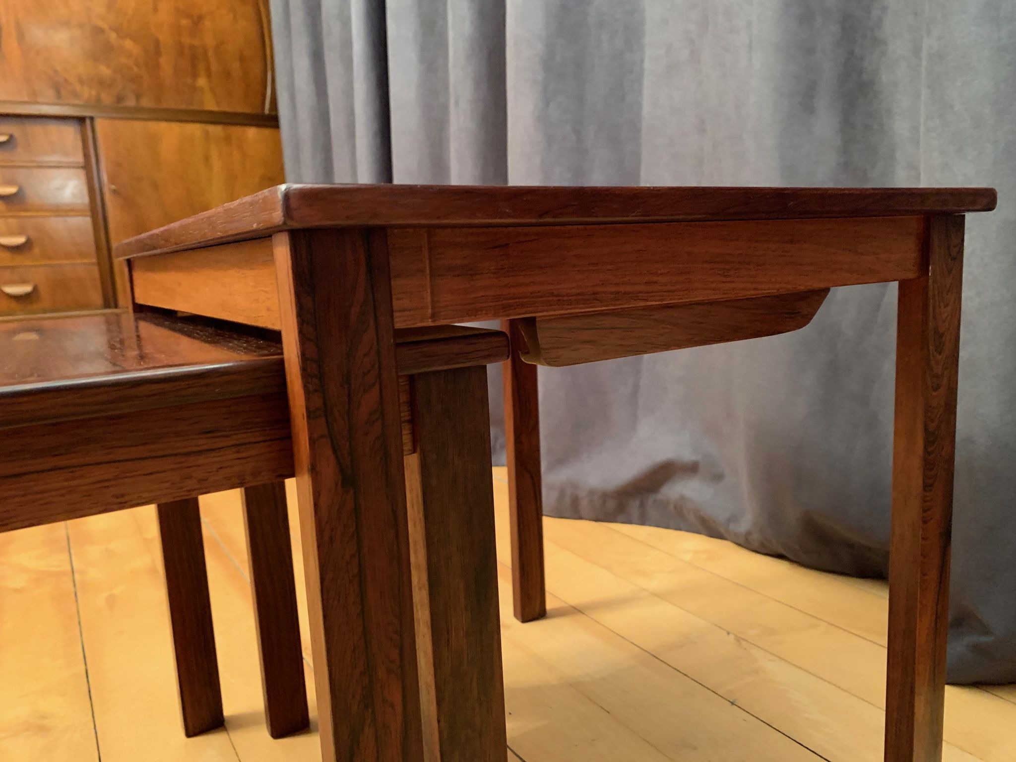 A pair of rosewood side tables Kvalitet Form Funktion Denmark 1960s
