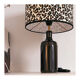 Lampe grès et imprimé léopard