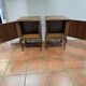 Pair of oak bedside tables