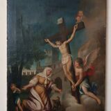 Old painting - oil on canvas - Italian school, 18th century