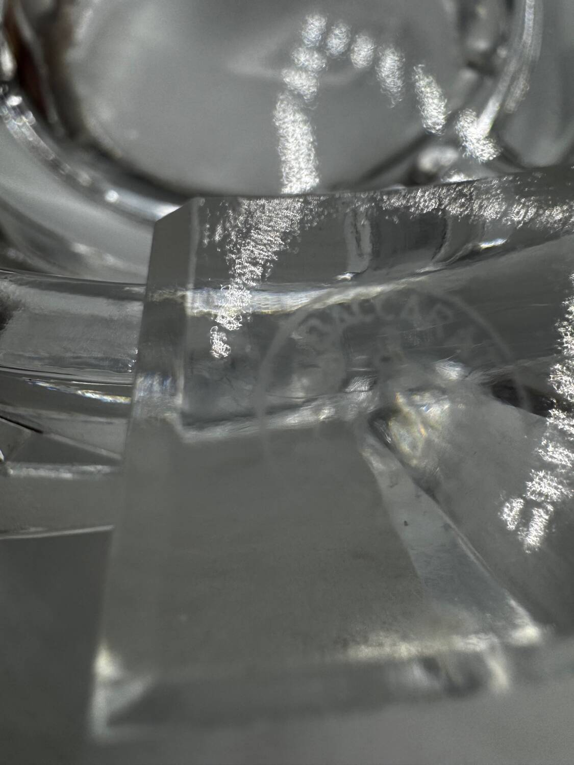 Martell ashtray by Pierre Carmin, luxury version, numbered Baccarat.