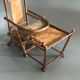 Wooden high chair for doll or bather, antique toy