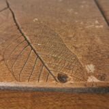 Underside of flat sheets wood and tile
