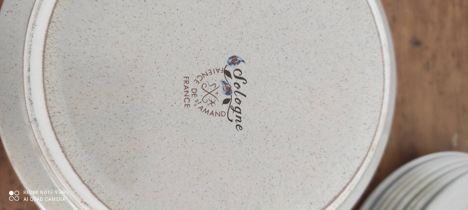 Saint Amand plate service