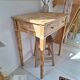 Bureau / Side table / Console in solid wood in Louis-Philippe style