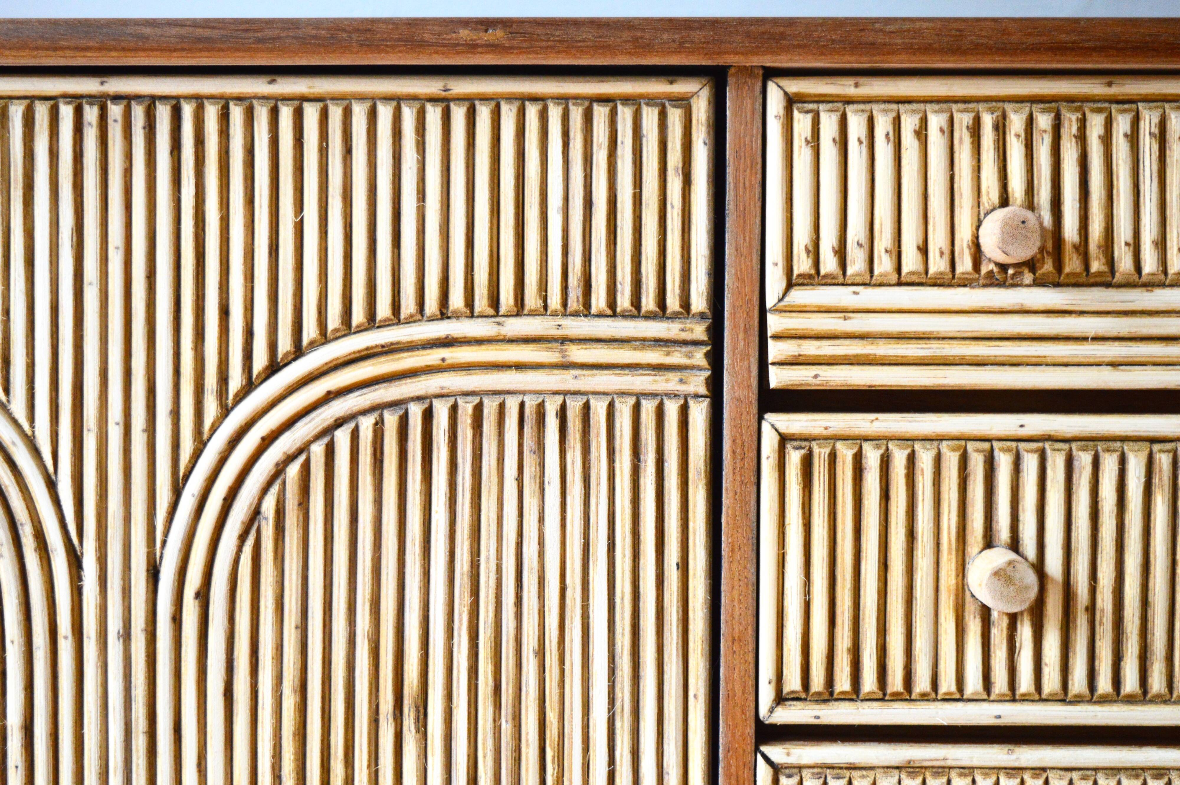 Rattan sideboard