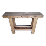 Brutalist console 120 cm solid wood