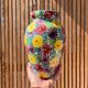 Ceramic flower vase Italy 1960
