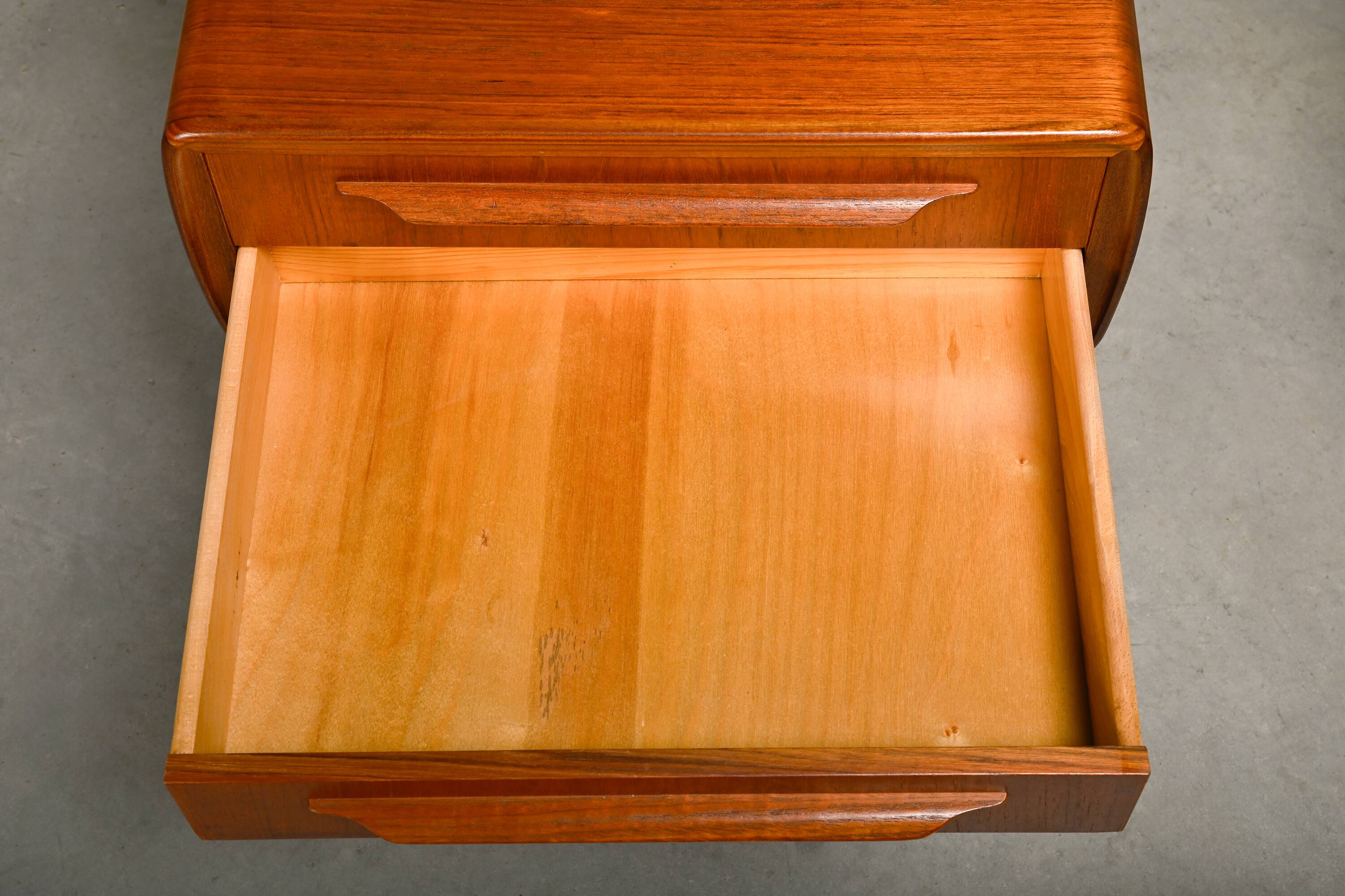 Pair of Scandinavian Modern Johannes Andersen Nightstands in teak, Denmark