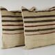 Set of 2 vintage kilim cushion covers 61x61 cm