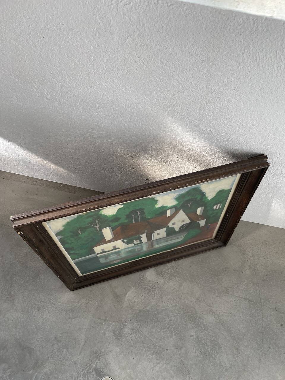 Framed oil “mill” 1981
