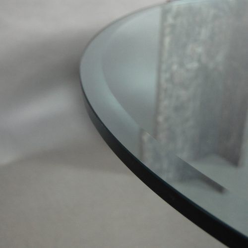 Table basse italienne en marbre et verre