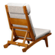 Hans J. Wegner AP71 Lounge Chair, Oak and Graphic fabric for AP Stolen, Den